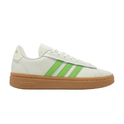 Pre-owned Adidas Originals Adidas Wmns Grand Court Alpha 'off White Semi Lucid Lime Gum' | Cream | Women's Size 6.5