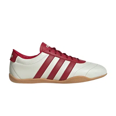 Pre-owned Adidas Originals Adidas Wmns Grand Court Lo 'ivory Team Victory Red' | Tan | Women's Size 6.5 In Brown