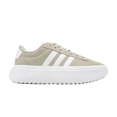 Pre-owned Adidas Originals Adidas Wmns Grand Court Platform 'wonder Beige' | Cream | Women's Size 7 In White