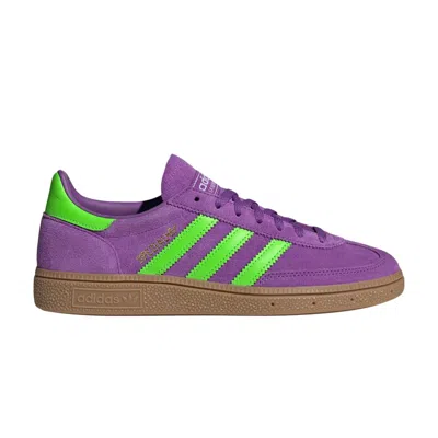 Pre-owned Adidas Originals Adidas Wmns Handball Spezial 'active Purple Solar Green' | Women's Size 8