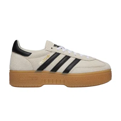 Pre-owned Adidas Originals Adidas Wmns Handball Spezial Bold 'alumina Core Black Gum' | Tan | Women's Size 9.5