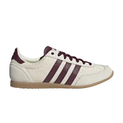 Pre-owned Adidas Originals Adidas Wmns Japan 'cream White Maroon Gum' | Tan | Women's Size 9.5