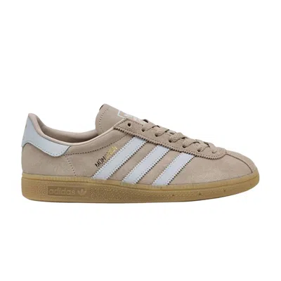 Pre-owned Adidas Originals Adidas Wmns Munchen 'wonder Taupe Halo Blue' | Tan | Women's Size 8