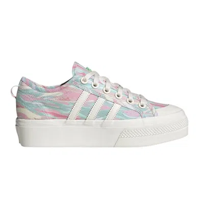Pre-owned Adidas Originals Adidas Wmns Nizza Platform 'pink Frozen Green' | Multi-color | Women's Size 10