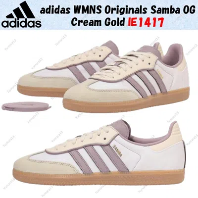Pre-owned Adidas Originals Adidas Wmns Originals Samba Og Cream Gold Ie1417  Women's Size In White | ModeSens
