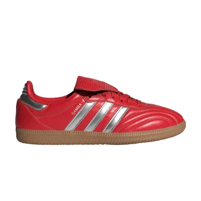 Pre-owned Adidas Originals Adidas Wmns Samba Lt 'scarlet Silver Metallic Gum' | Red | Women's Size 10