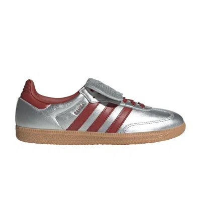 Pre-owned Adidas Originals Adidas Wmns Samba Lt 'silver Metallic Preloved Ruby' | Women's Size 9.5