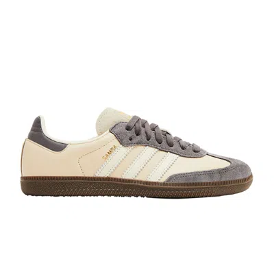 Pre-owned Adidas Originals Adidas Wmns Samba Og 'crystal Sand Charcoal' | Brown | Women's Size 7