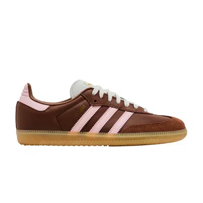Pre-owned Adidas Originals Adidas Wmns Samba Og 'neapolitan Pack - Preloved Brown Clear Pink' | Women's Size 8