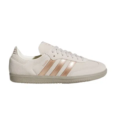 Pre-owned Adidas Originals Adidas Wmns Samba Og 'off White Copper Metallic' | Cream | Women's Size 10.5