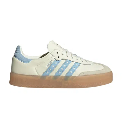 Pre-owned Adidas Originals Adidas Wmns Sambae 'cream White Clear Sky' | Tan | Women's Size 8