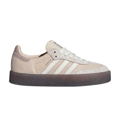 Pre-owned Adidas Originals Adidas Wmns Sambae 'linen Gum' | Cream | Women's Size 5