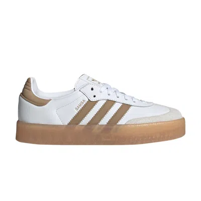 Pre-owned Adidas Originals Adidas Wmns Sambae 'white Cardboard Gum' | Women's Size 9.5