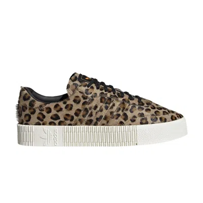 Pre-owned Adidas Originals Adidas Wmns Sambarose 'animal Pack - Leopard' | Brown | Women's Size 6.5