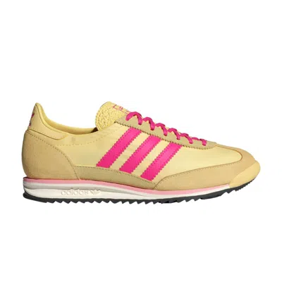 Pre-owned Adidas Originals Adidas Wmns Sl72 Og 'almost Yellow Shock Pink' | Cream | Women's Size 8 In White