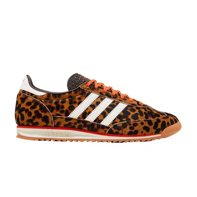 Pre-owned Adidas Originals Adidas Wmns Sl72 Og 'cheetah Pack - Impact Orange' | Brown | Women's Size 4.5