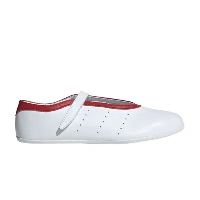 Pre-owned Adidas Originals Adidas Wmns Stan Smith Lo Pro 'white Red' | Women's Size 7
