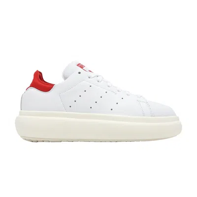 Pre-owned Adidas Originals Adidas Wmns Stan Smith Platform 'white Scarlet' | Women's Size 7.5