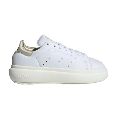 Pre-owned Adidas Originals Adidas Wmns Stan Smith Platform 'white Wonder Gold Metallic' | Women's Size 7