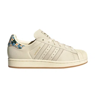 Pre-owned Adidas Originals Adidas Wmns Superstar 2 'cream White Cloud White Gum' | Tan | Women's Size 8
