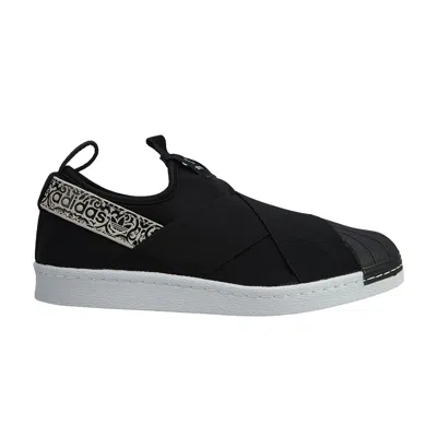Pre-owned Adidas Originals Adidas Wmns Superstar Slip On 'core Black' | Women's Size 5.5