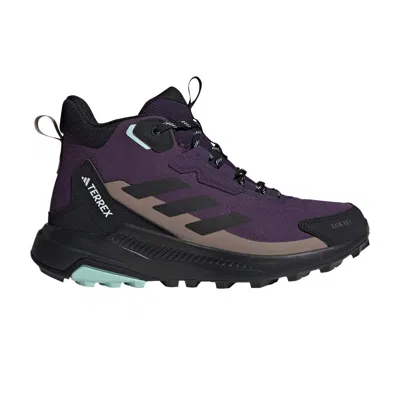 Pre-owned Adidas Originals Adidas Wmns Terrex Anylander Mid Rain.rdy 'aurora Plum Trace Brown' | Purple | Women's Size 8