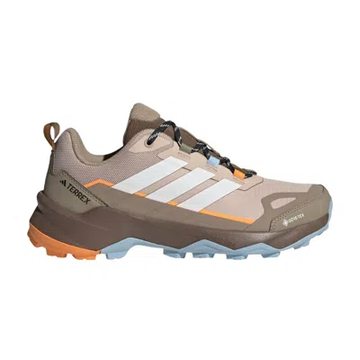 Pre-owned Adidas Originals Adidas Wmns Terrex Skychaser Ax5 Gore-tex 'wonder Taupe Off White Glow Blue' | Tan | Women's Size 9. In Brown