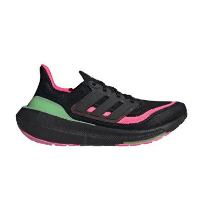 Pre-owned Adidas Originals Adidas Wmns Ultraboost Light 'black Lucid Lime Pink' | Women's Size 7
