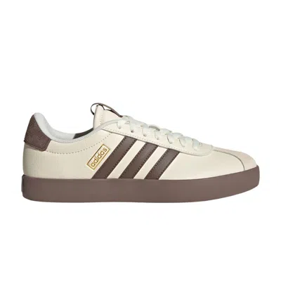 Pre-owned Adidas Originals Adidas Wmns Vl Court 3.0 'off White Earth Strata Gold Metallic' | Cream | Women's Size 9