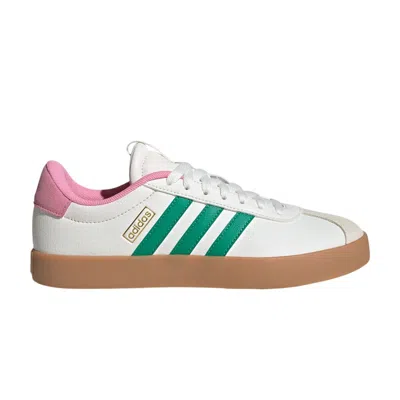 Pre-owned Adidas Originals Adidas Wmns Vl Court 3.0 'white Court Green Bliss Pink' | Women's Size 7.5