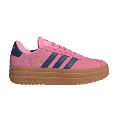 Pre-owned Adidas Originals Adidas Wmns Vl Court Bold 'bliss Pink Dark Blue' | Women's Size 6.5