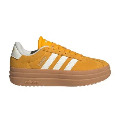 Pre-owned Adidas Originals Adidas Wmns Vl Court Bold 'collegiate Gold Off White Gum' | Women's Size 5.5