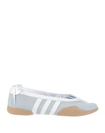 Adidas Originals Adidas Woman Ballet Flats Sky Blue Size 9.5 Leather