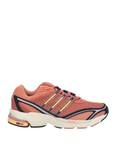 Adidas Originals Adidas Woman Sneakers Rust Size 4.5 Textile Fibers, Leather In Red