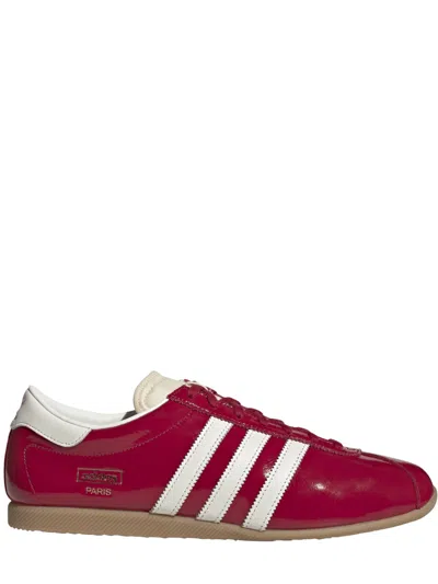 Adidas Originals Adidas Women's 100% Leather Sneakers In Red