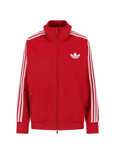 Adidas Originals Adidas Women's 100% Recycled Polyester Sweatshirt Sweater In Red