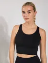 Adidas Originals Adidas All Me Medium Support Bra Tank In Black