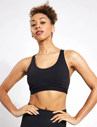 Adidas Originals Adidas Women's All Me Medium-support Sports Bra In Black