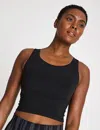 Adidas Originals Adidas All Me Medium Support Bra Tank In Black