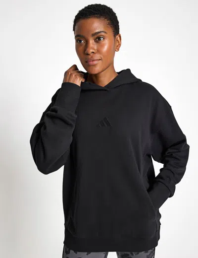 Adidas Originals Adidas Women's All Szn French Terry Loose Hoodie In Black