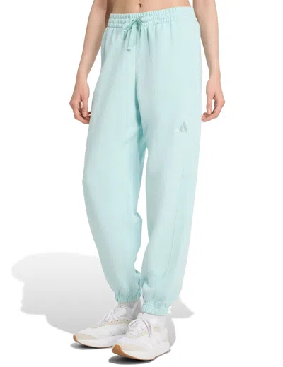 Adidas Originals Adidas Women's All Szn French Terry Loose Joggers In Blue