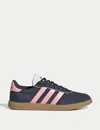 Adidas Originals Samba "night Indigo/mauve Satin" Sneakers In Black