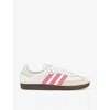 Adidas Originals Samba Og Sneakers In White And Bright Pink In Cloud White Lucid Pink W