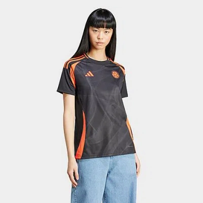 Adidas Originals Adidas Women's Colombia 2024 Away Soccer Jersey Shirt In Black 