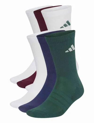 Adidas Originals Adidas Women's Cushioned Crew Socks 6 Pair Pack In White