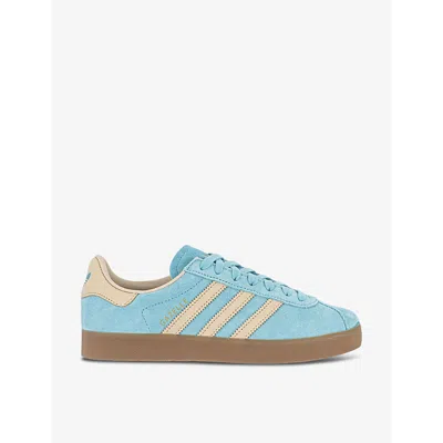 Adidas Originals Adidas Womens Easy Mint Crystal Sand Gazelle 85 Suede Low-top Trainers In Easy Mint  Crystal Sand