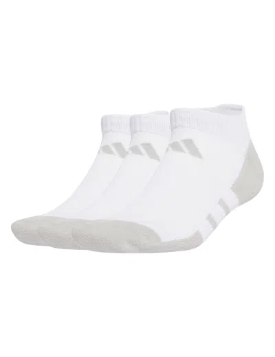 Adidas Originals Adidas Women's Essentials Climacool Low Cut Socks 3 Pairs In White