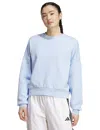 Adidas Originals Adidas Women's Essentials Small Logo Feelcozy Sweatshirt In Blue