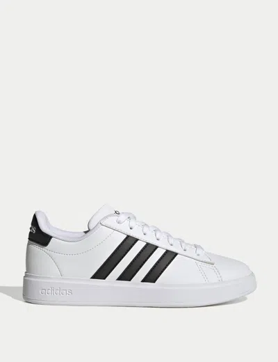 Adidas Originals Adidas Women's Grand Court Cloudfoam Lifestyle Court Comfort Trainers In White