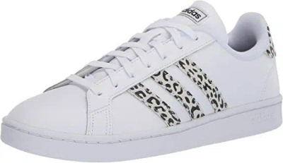 Pre-owned Adidas Originals Adidas Women's Grand Court Fw9779 Tennis Shoe In White/off White/black